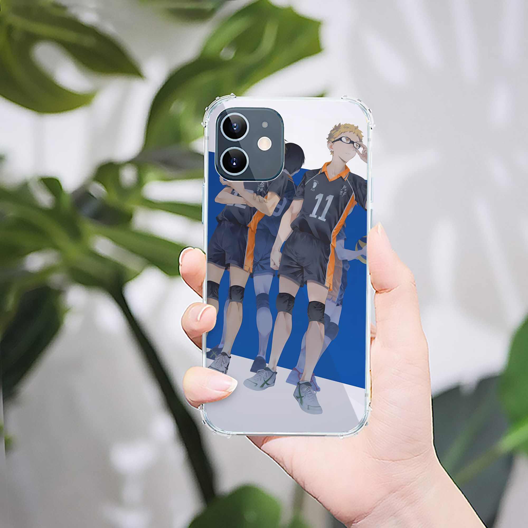 （画像用） ハイキュー!! Haikyu!! 【iPhone 12シリーズ対応】透明スマホケース（クリアソフトケース）